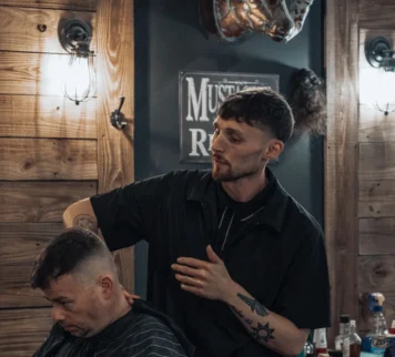 Austin Trephan â Goose Creek Barber Austin Trephan, barber at Outlaw Barber Company in Goose Creek