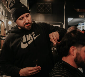 Juan Valdez, barber at Outlaw Barber Company Summerville